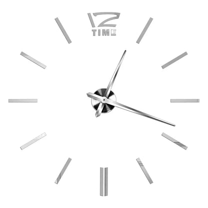 Large 3D Wall Clock Luminous Classic Wall Clocks DIY Digital Clock Wall Watches Stickers Silent Clock for Home Living Room Table
