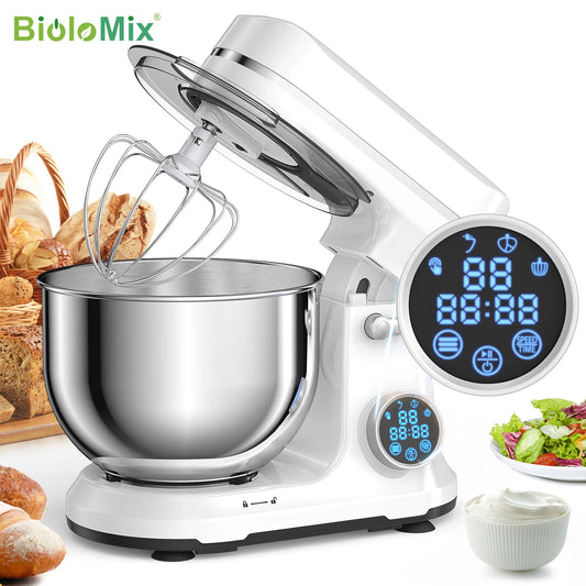 Kitchen Food Stand Mixer, 1200W 11-Speeds , Digital OLED Screen,