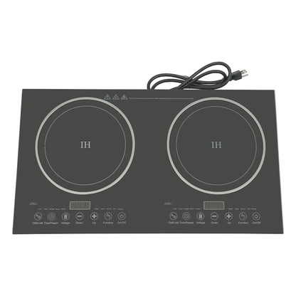 Induction Cooktop, Double Head Design w/ Intelligent Control f
