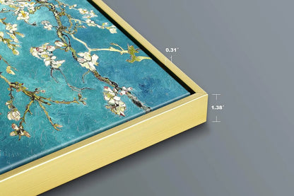 Framed Almond Blossom Van Gogh Reproduction Art f