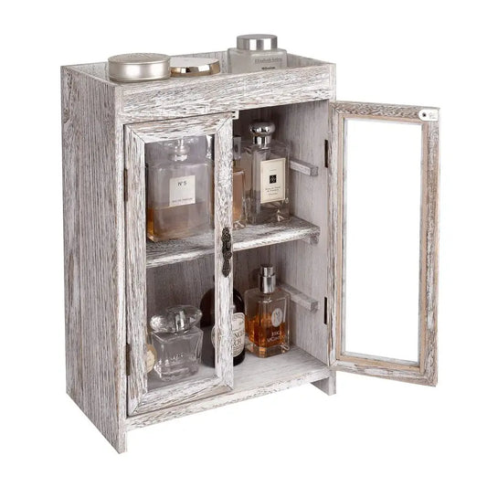 Wooden Countertop Storage Cabinet.