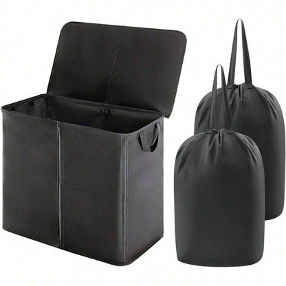 Laundry Baskets Organization Storage with Removable Laundry Bags
