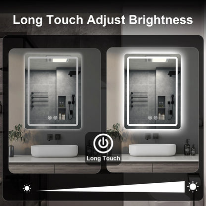 20x28 inch Backlit Lights Fogless Makeup Mirror
