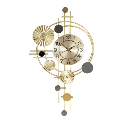 45x78cm Decorative Art Wall Clock Silent Non Ticking Item.
