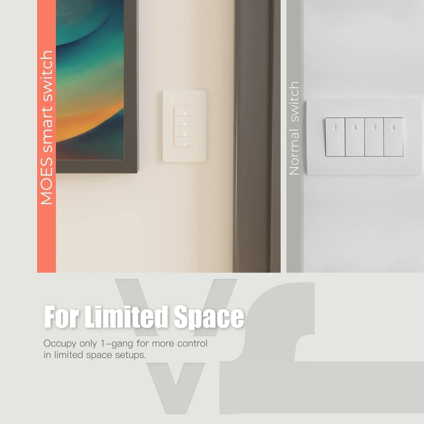 Smart Light Switch US Push Button Wall Switch