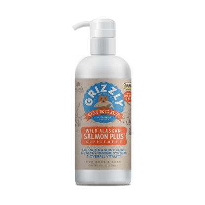 Grizzly Salmon Oil Plus For Dogs (16oz)