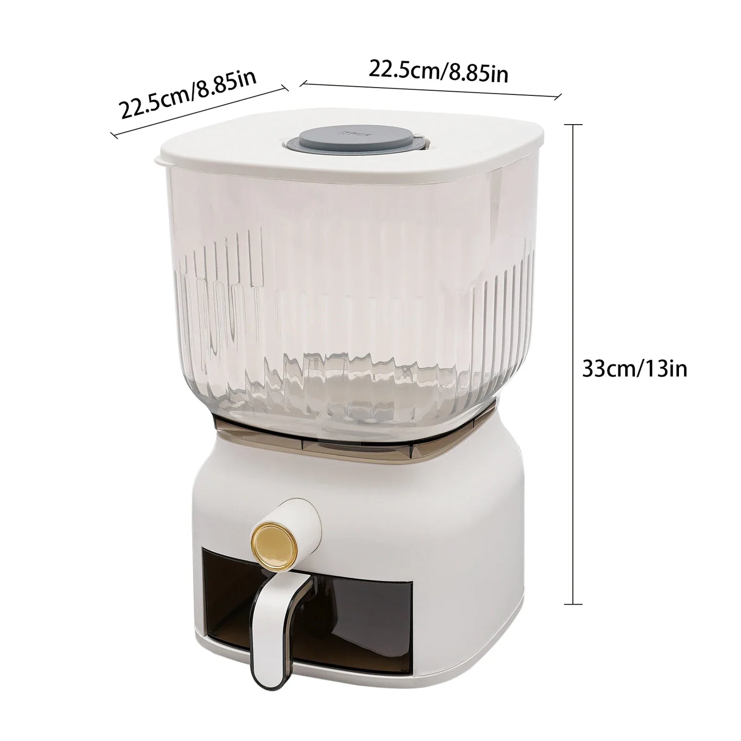 Large  Food Dispenser Kitchen Organizer for Rice, Beans, Grains