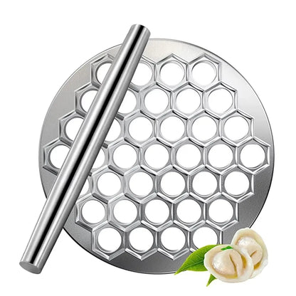 Russian Ravioli Maker Dumplings Mold 37 Holes Aluminum Alloy