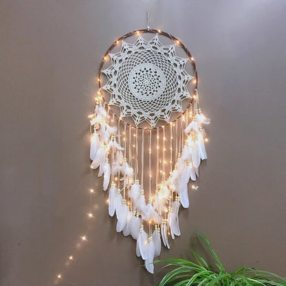 big dream catcher hanging/light decoration
