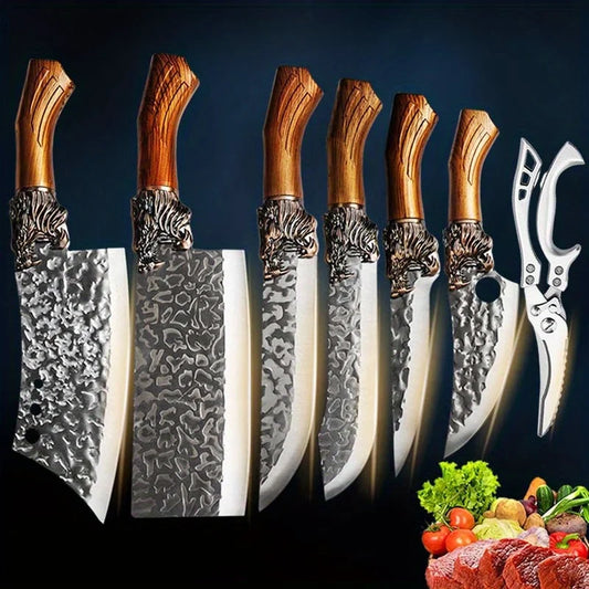 Multifunctional Kitchen Knife Set,  7-Piece Kitchen Knife Combination