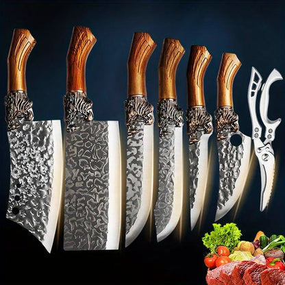 Multifunctional Kitchen Knife Set,  7-Piece Kitchen Knife Combination