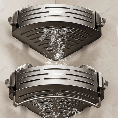 Shower Wall Storage Basket,Suction Mount No Drilling,