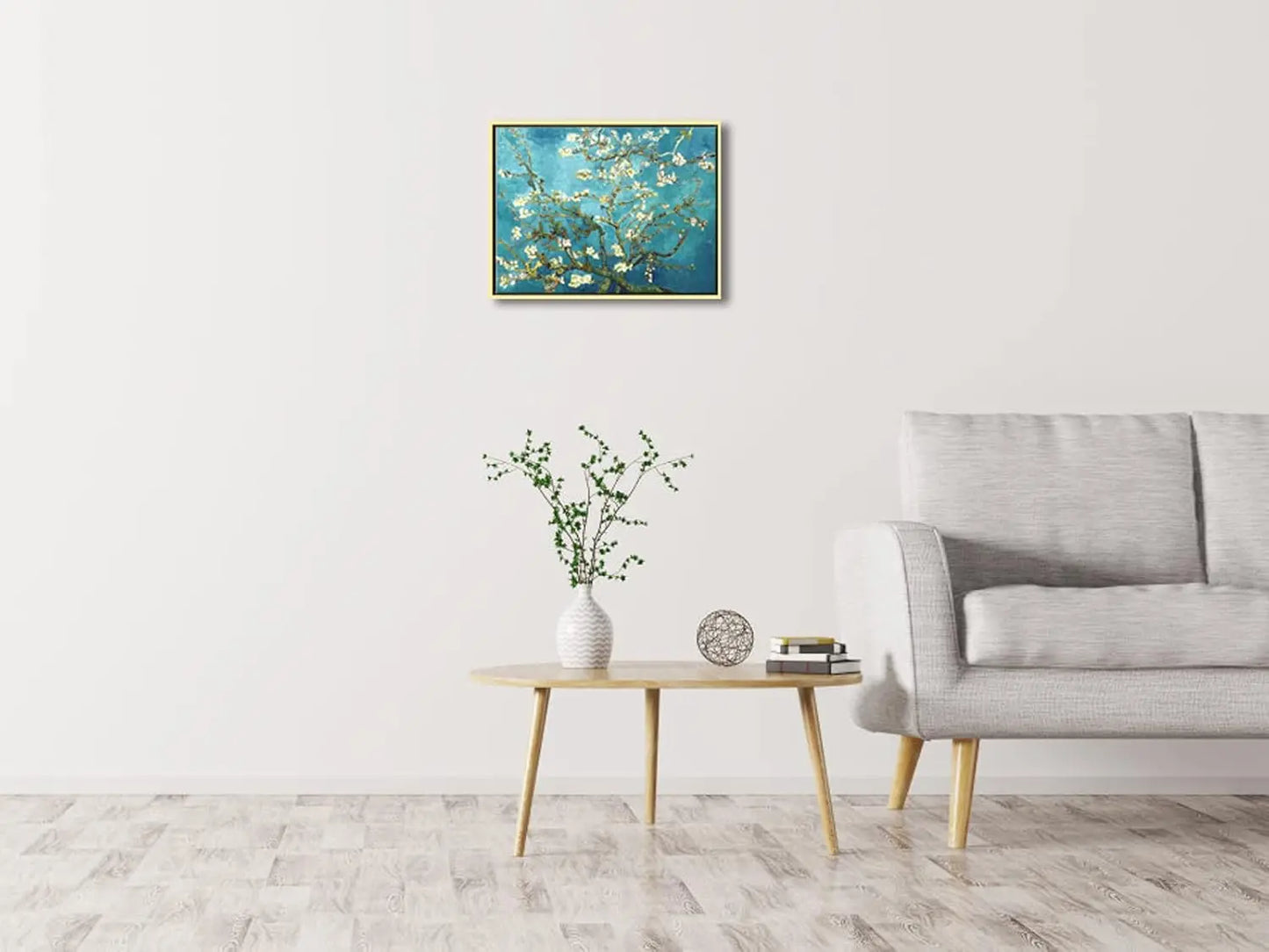 Framed Almond Blossom Van Gogh Reproduction Art f