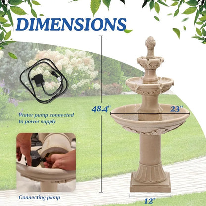 Large Outdoor Water Fountains for Gardens -