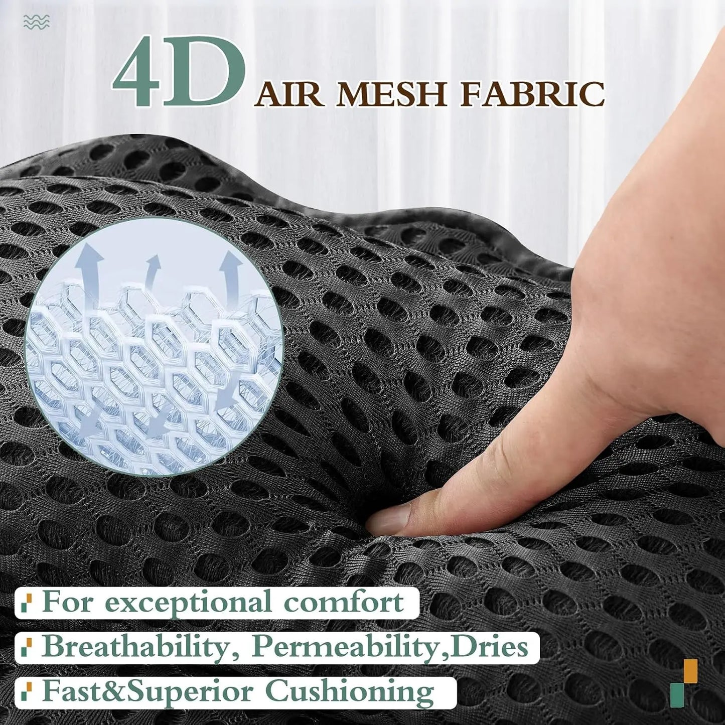 Ergonomic Bath Pillow with Head and Back Support,