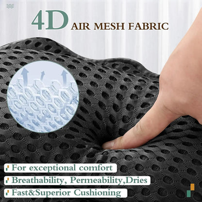 Ergonomic Bath Pillow with Head and Back Support,