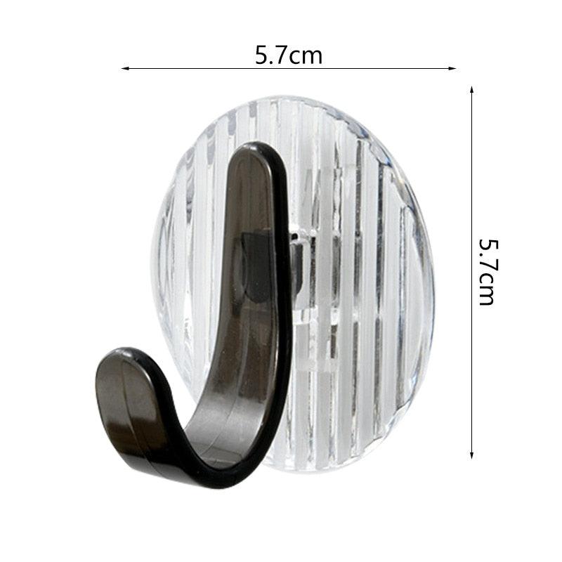 Acrylic Self Adhesive Hooks Wall Hook Home Décor Bathroom Towel Hooks Rack