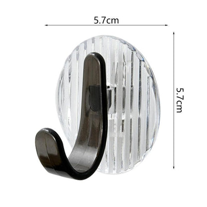 Acrylic Self Adhesive Hooks Wall Hook Home Décor Bathroom Towel Hooks Rack