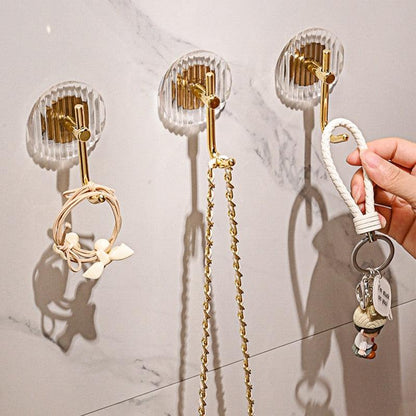 Acrylic Self Adhesive Hooks Wall Hook Home Décor Bathroom Towel Hooks Rack