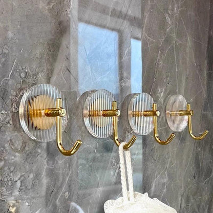 Acrylic Self Adhesive Hooks Wall Hook Home Décor Bathroom Towel Hooks Rack