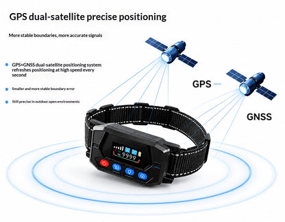 Smart GPS Wireless Fence & Tracking Training Collar