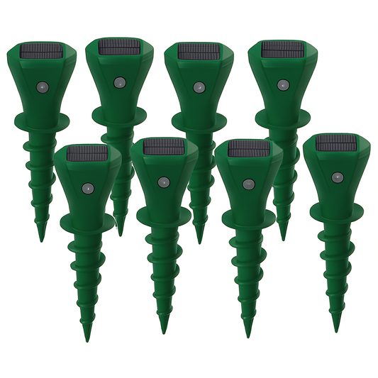 Solar Powered Mole Repellent for Outdoor Gardens and Yards