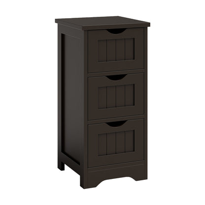 Bathroom Floor Freestanding Storage Organizer with 3 Drawers