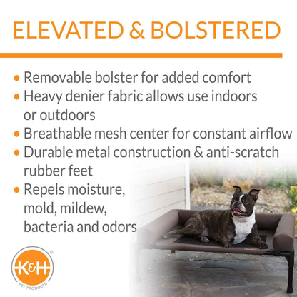 K&H Pet Products Original Bolster Pet Cot Elevated Pet Bed