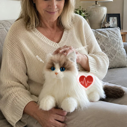 Percy Robot Cat - Interactive Emotional Support Pet Weighted