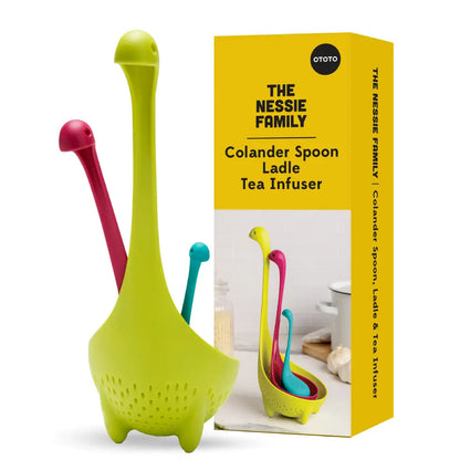 Nessie Family, Three Piece Kitchen Sifter/Strainer-