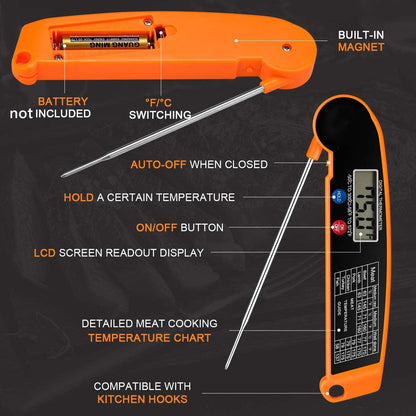 New Digital Kitchen Food Thermometer For Meat -Food Probe BBQ Electronic Thermometer