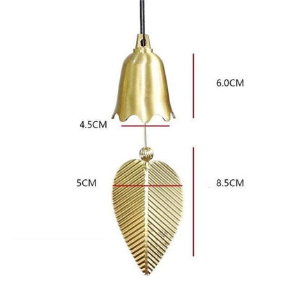 Pure Copper Wind Chimes Ornaments Exquisite Hanging Harmony Bells Garden Rustic Relaxing Tranquil Wind Chimes Japanese Home Balcony Bedroom Wind Chimes Car Pendant Birthday Gift Supplies
