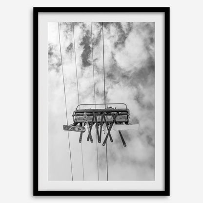 Ski Chairs in the Clouds