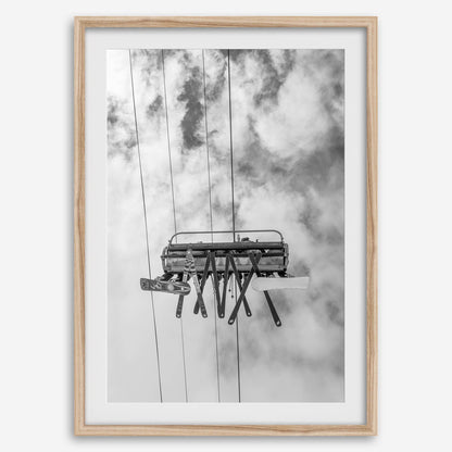 Ski Chairs in the Clouds