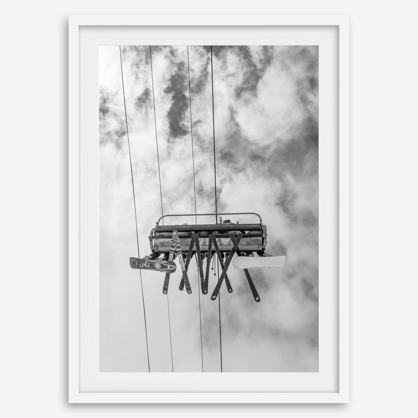 Ski Chairs in the Clouds