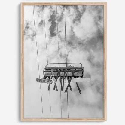 Ski Chairs in the Clouds