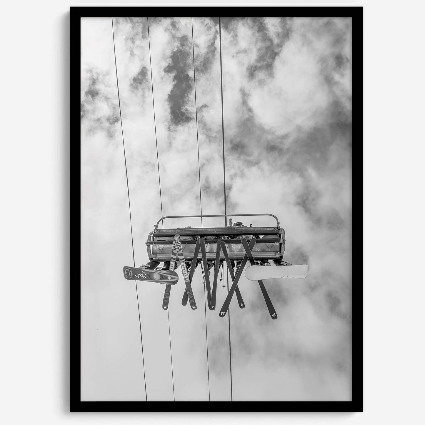 Ski Chairs in the Clouds