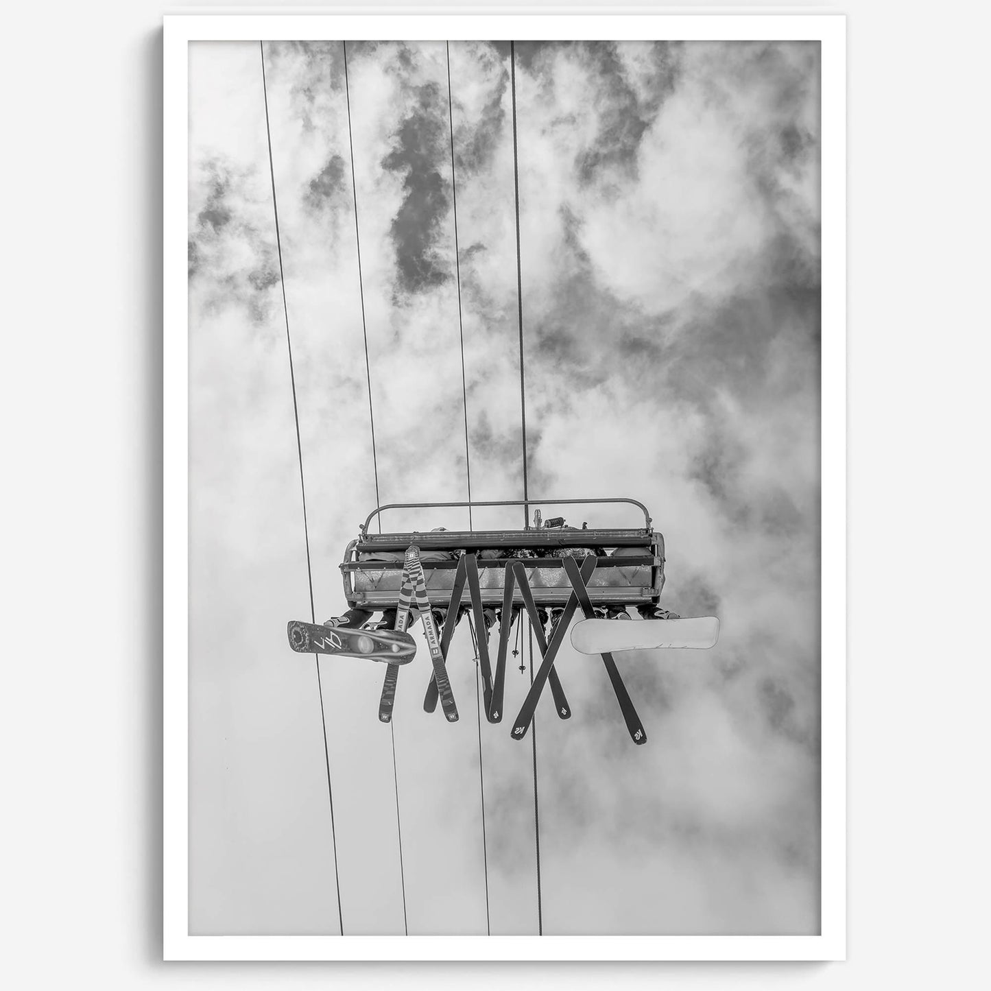 Ski Chairs in the Clouds