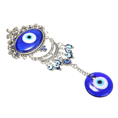 Turkish Blue Evil Eye Wall Hanging Ornaments Nazar Beads Glass Amulet Pendants ,Blessing Protection Home Decoration Lucky Pendant Charm